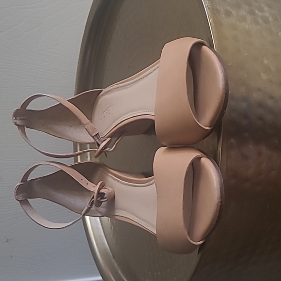 J.Crew Demi Wedge leather Sandals Sz 8.5 - Picture 3 of 7